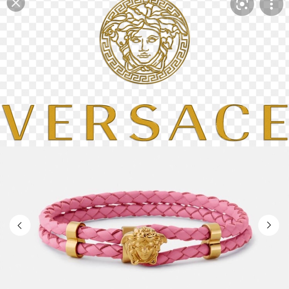 NEW💕Versace Medusa Leather Bracelet 💕